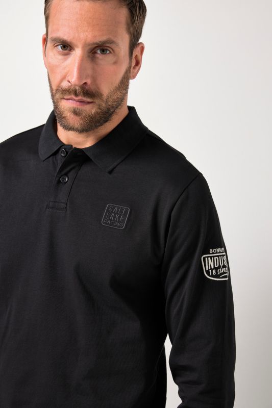 Long-sleeved polo shirt