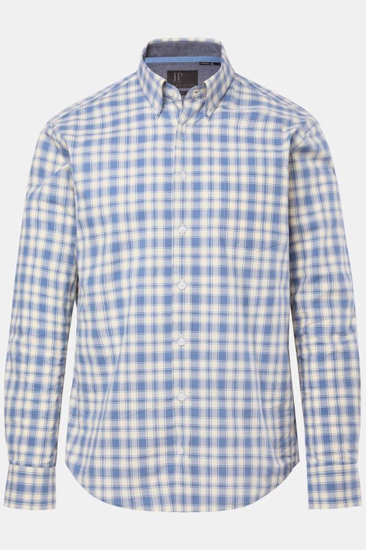 Риза с кариран акцент