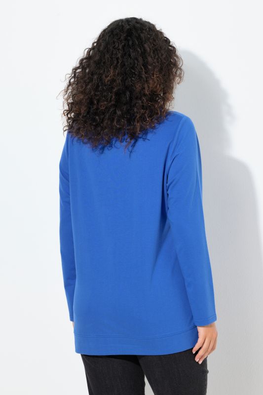 Суитчър с метален принт на сърце