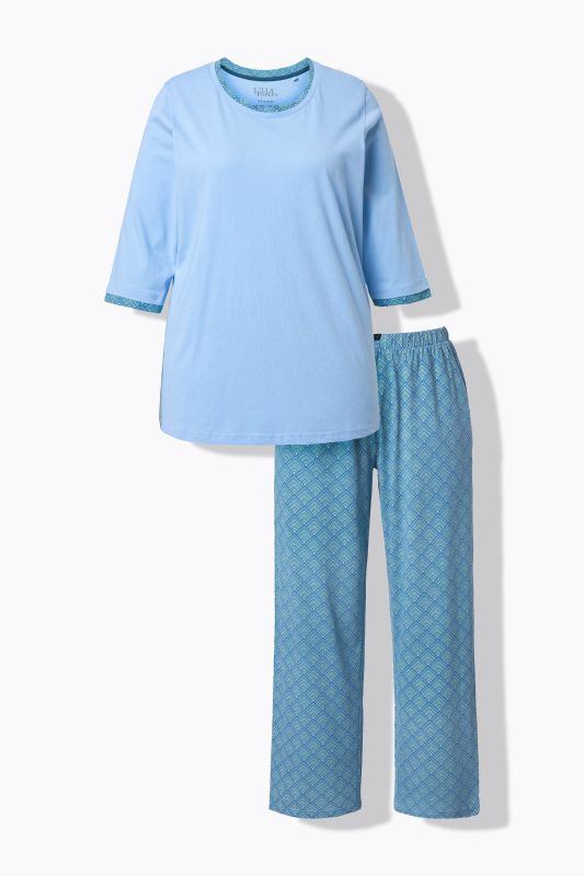 Пижама с ромбоиден принт