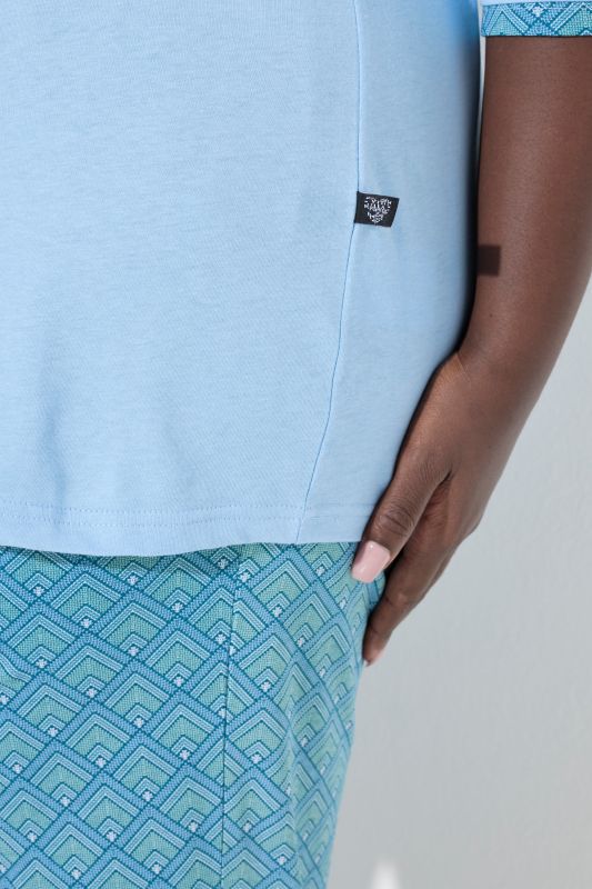 Пижама с ромбоиден принт