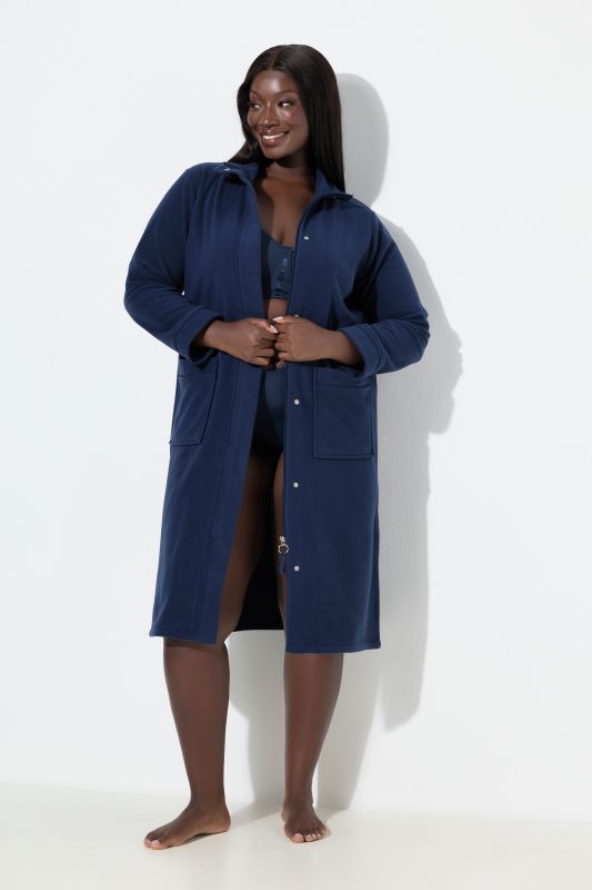 Халат поларен с цип