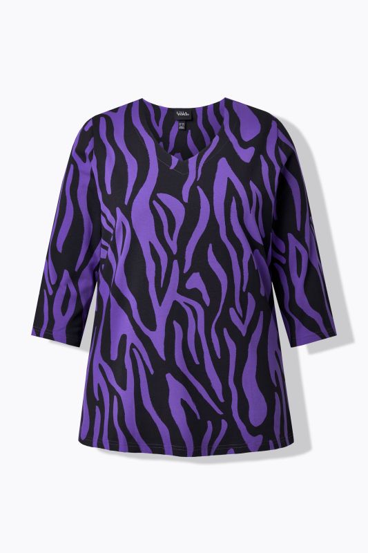 Тениска със зебров принт