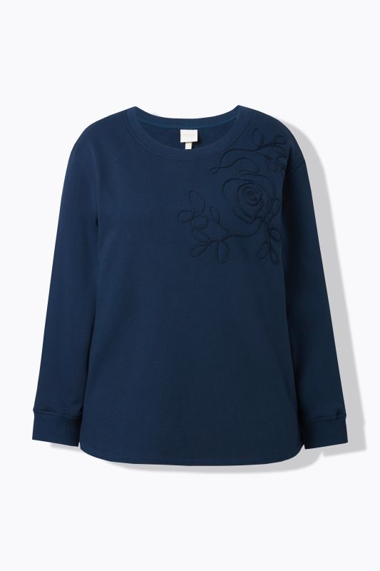 Суитчър с бродирани рози