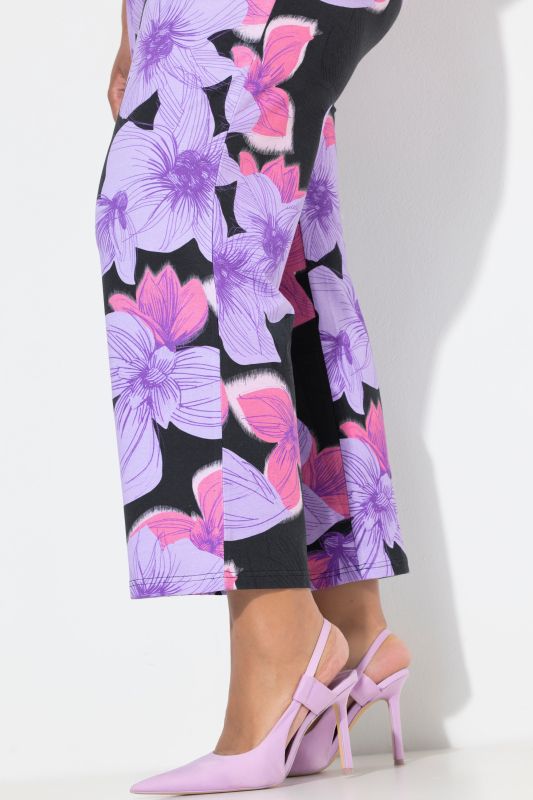 Панталон с пастелен флорален принт