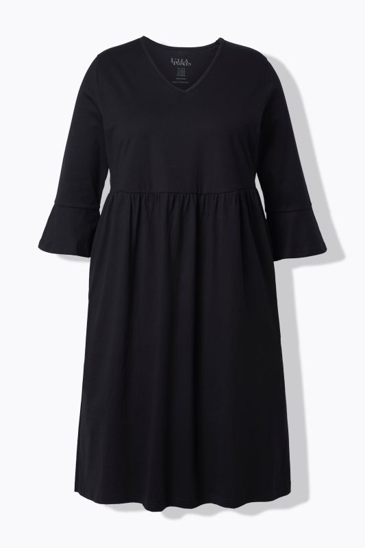 Рокля с ръкави тип камбанка