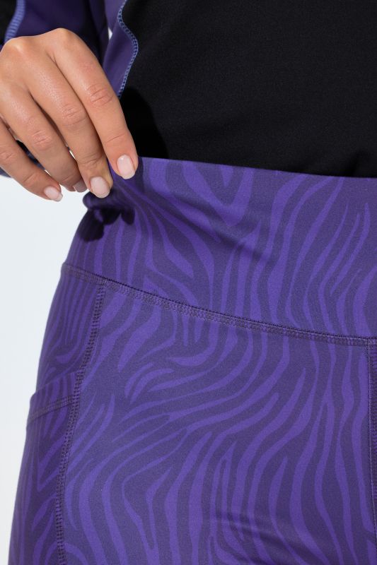 Клин с неонов зебров принт