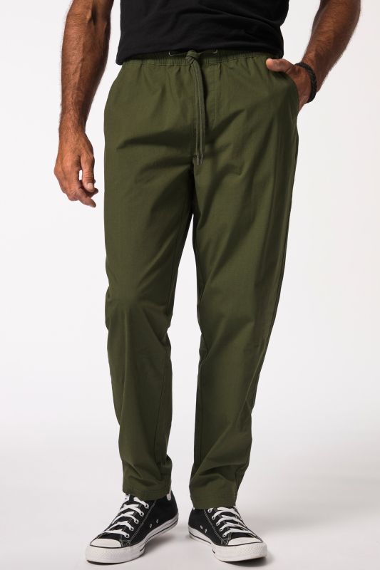 FLEXNAMIC® pull-on trousers, elastic waistband, tapered loose fit