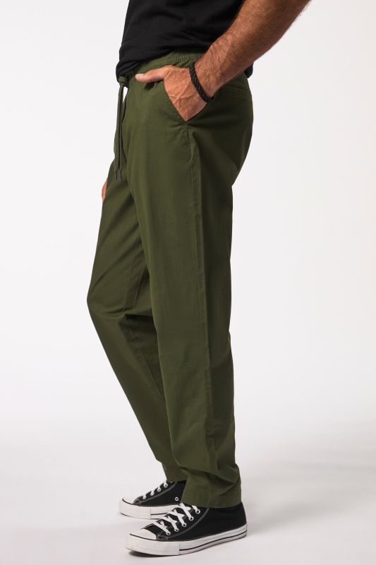 FLEXNAMIC® pull-on trousers, elastic waistband, tapered loose fit