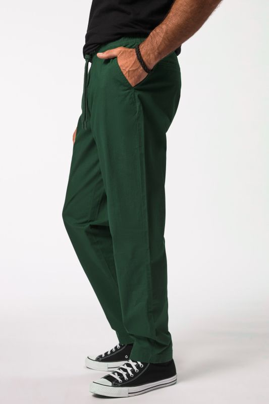 FLEXNAMIC® pull-on trousers, elastic waistband, tapered loose fit