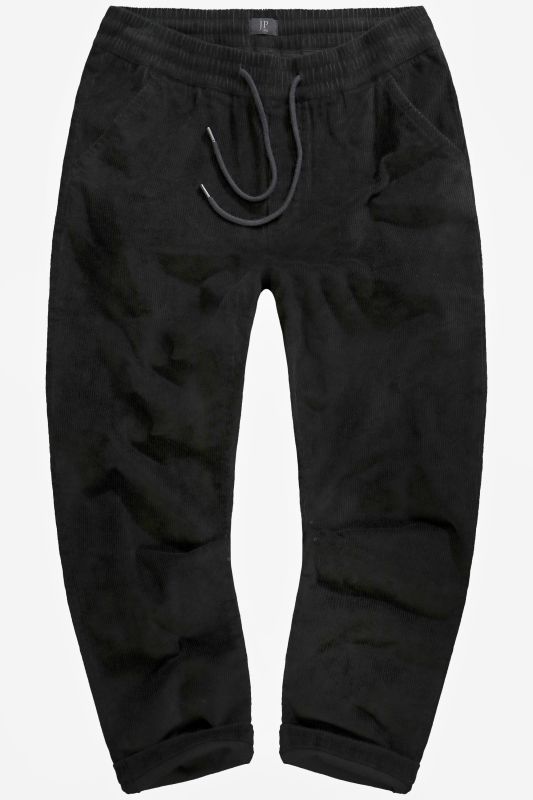 Corduroy trousers, modern fit, elasticated waist