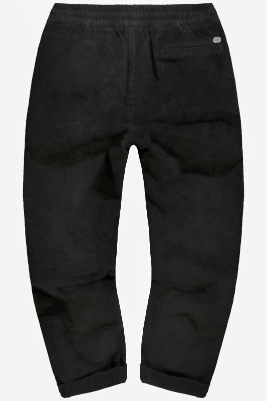 Corduroy trousers, modern fit, elasticated waist