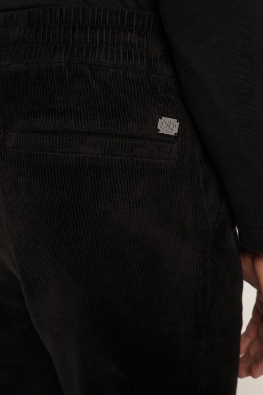 Corduroy trousers, modern fit, elasticated waist