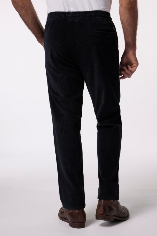 Corduroy trousers, modern fit, elasticated waist