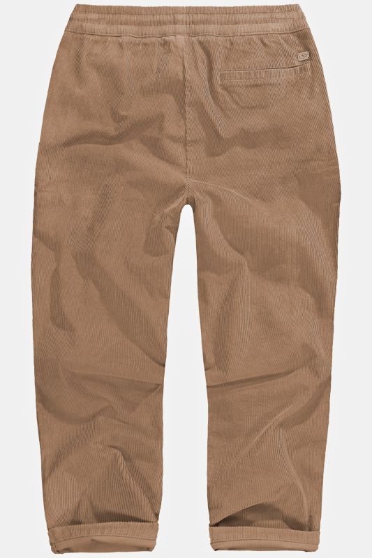 Corduroy trousers, modern fit, elasticated waist