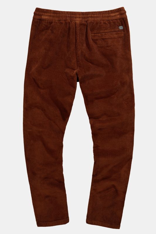 Corduroy trousers, modern fit, elasticated waist