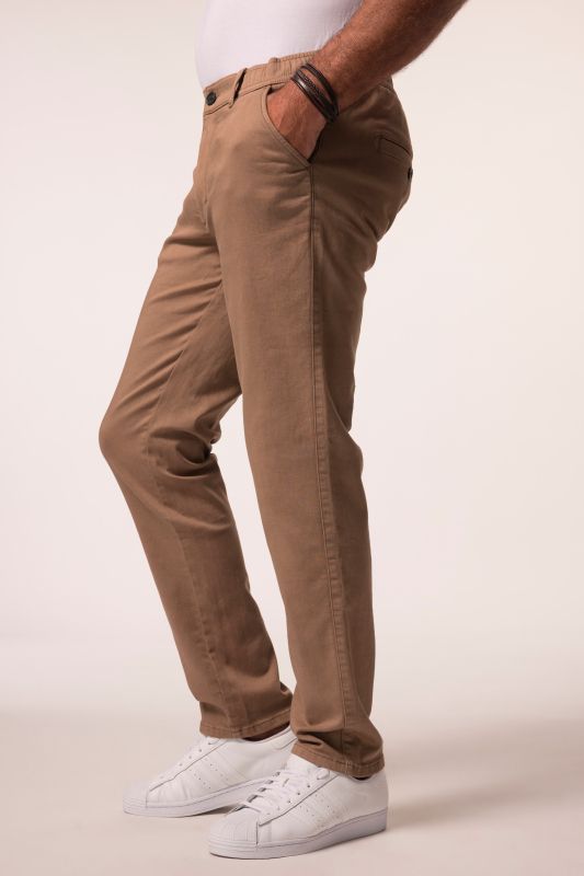 Chino trousers, FLEXNAMIC®, elastic waistband, up to size 72