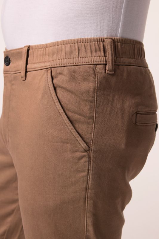 Chino trousers, FLEXNAMIC®, elastic waistband, up to size 72