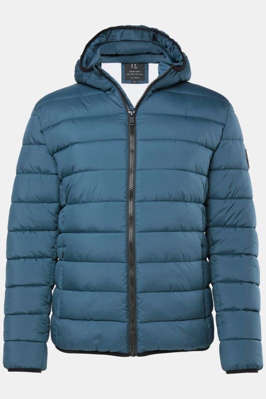 Quilted hooded jacket