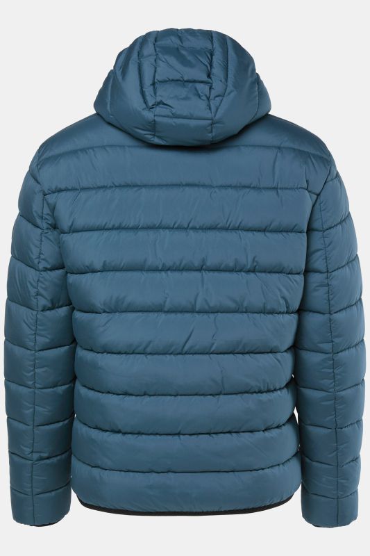 Quilted hooded jacket