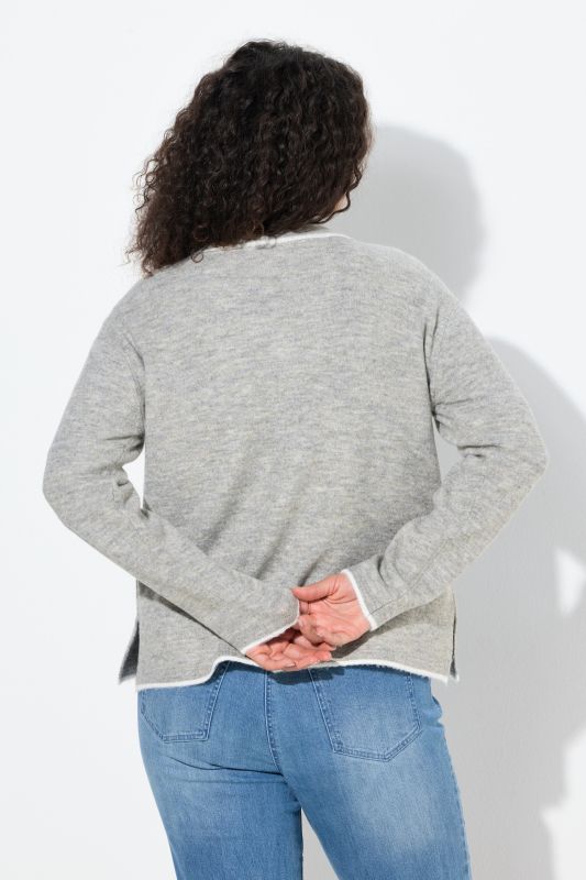 Жилетка с контрастни шевове