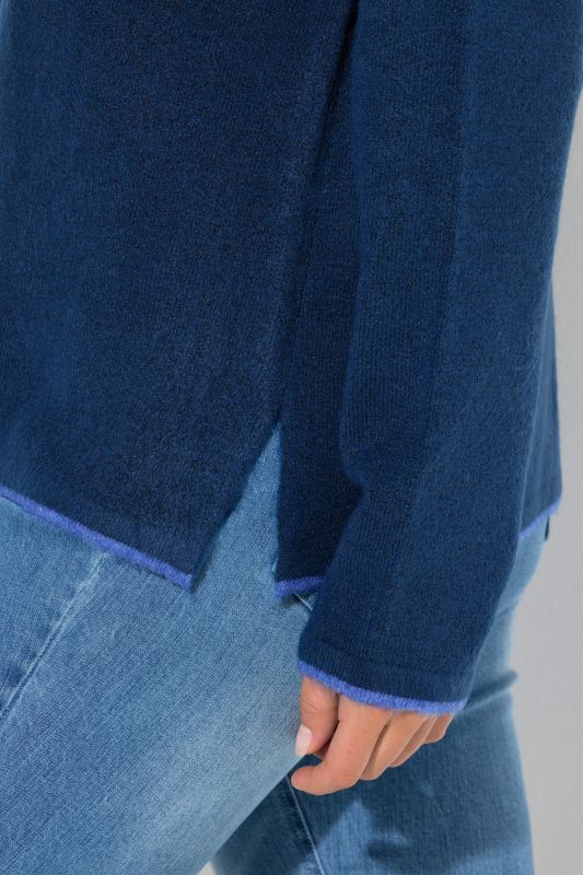 Жилетка с контрастни шевове