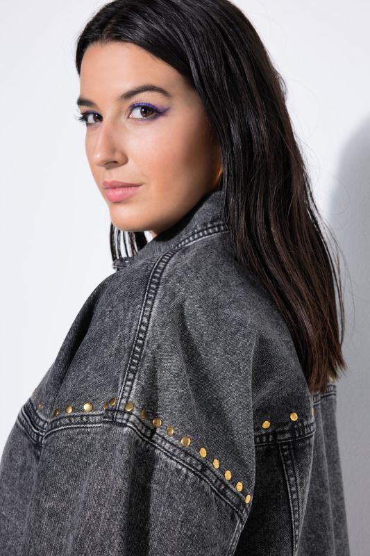 Риза в дънков стил