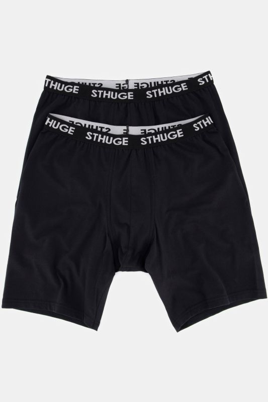 2 Pack of Long Leg Boxer Shorts