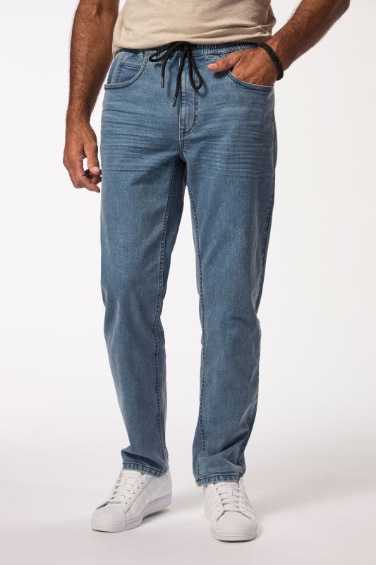 Slip-on jeans FLEXNAMIC®, denim, modern fit, 5-pocket, dirty denim