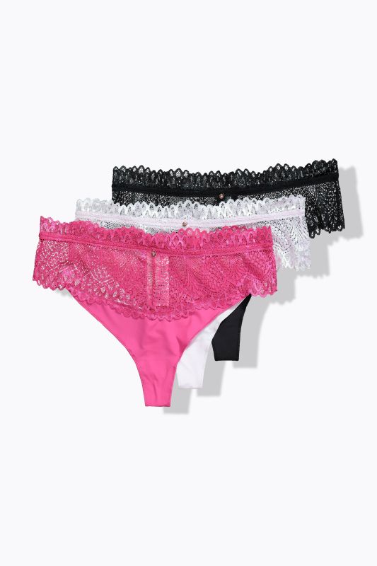 Прашки комплект от 3 броя с дантела