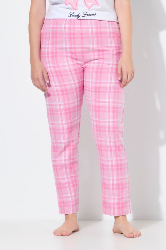 Пижама долнище с кариран принт