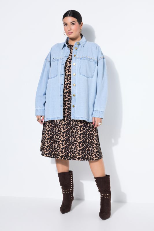 Риза в дънков стил