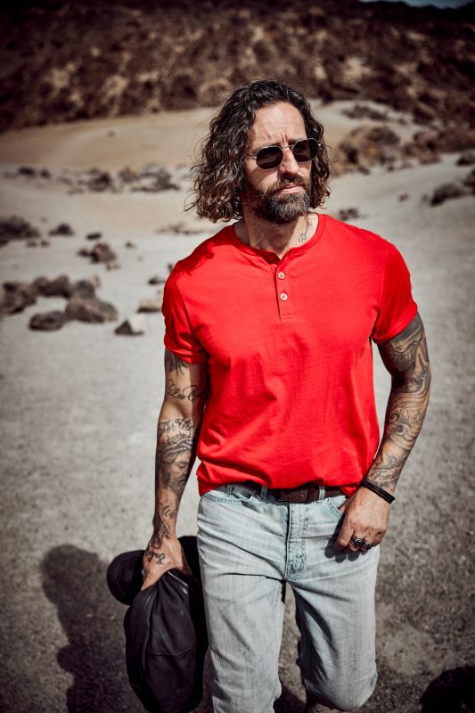 Short Sleeve Henley Shirt, Basic