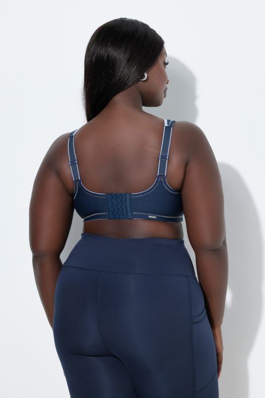 Supportive Wirefree Stretch Microfiber Sport Bra