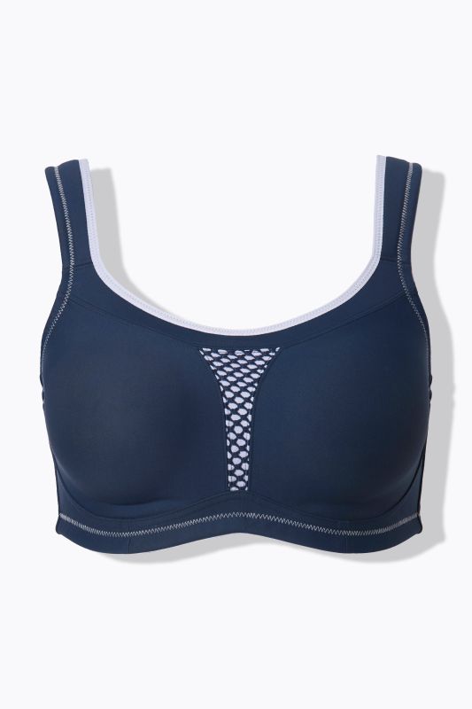 Supportive Wirefree Stretch Microfiber Sport Bra