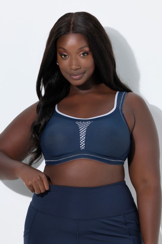 Supportive Wirefree Stretch Microfiber Sport Bra