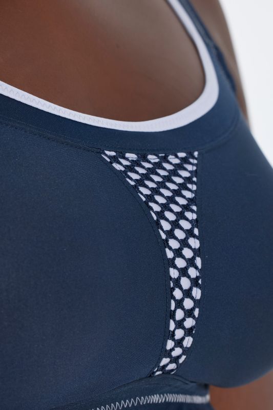 Supportive Wirefree Stretch Microfiber Sport Bra