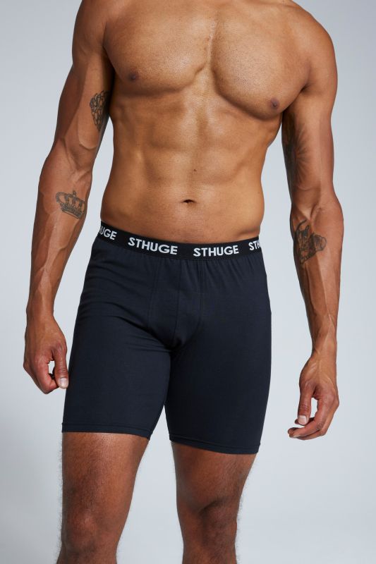 2 Pack of Long Leg Boxer Shorts