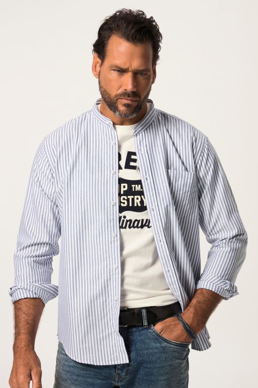 Риза с райета тип Оксфорд