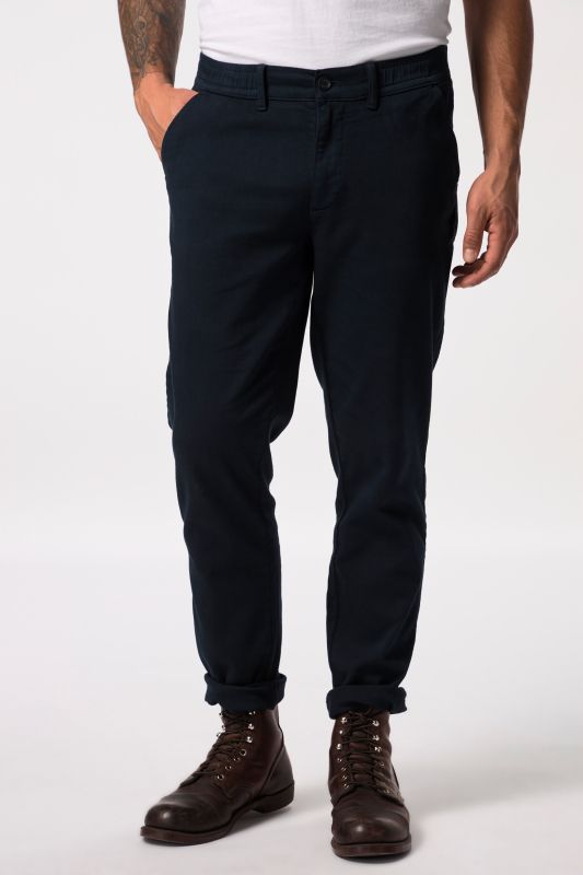 Chino trousers, FLEXNAMIC®, elastic waistband, up to size 72