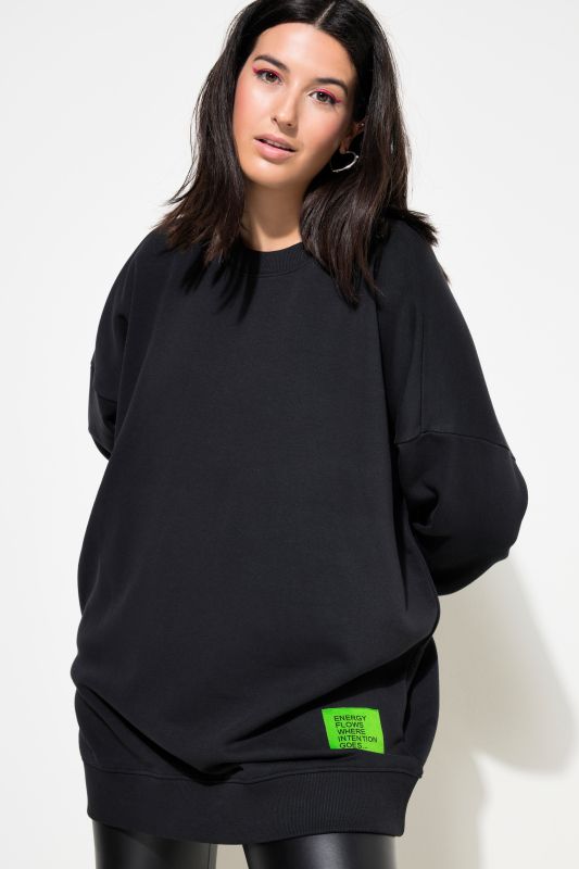 Statement Patch Long Sleeve Sweatshirt