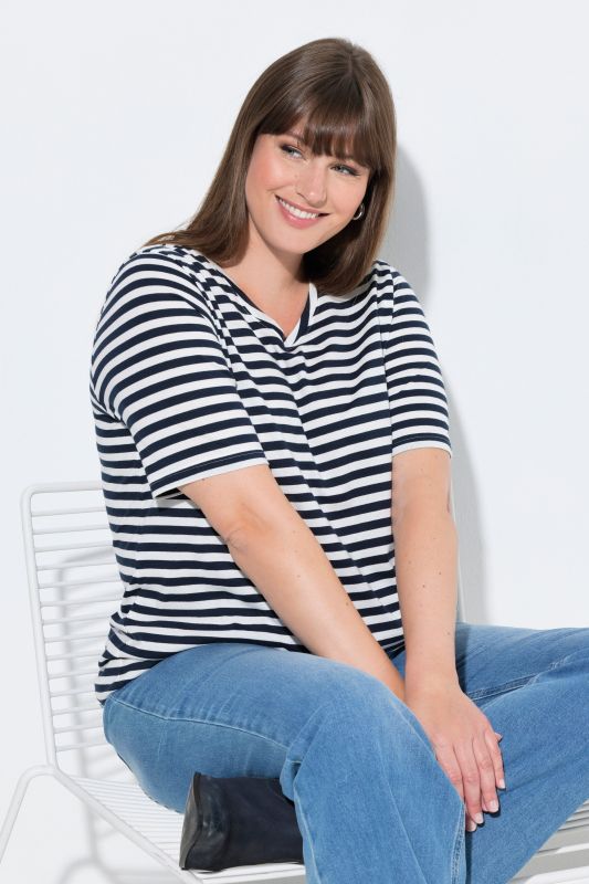 2 Pack Eco Cotton Striped Tees