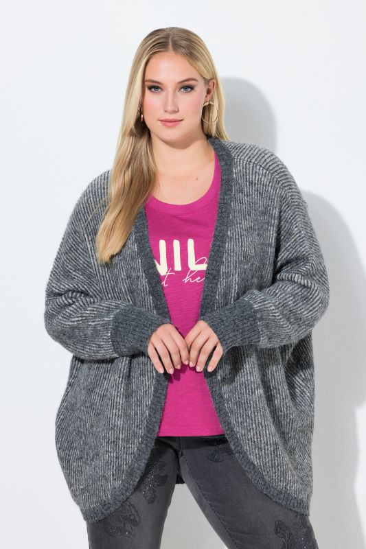 Egg Shaped Wool Blend Cardigan