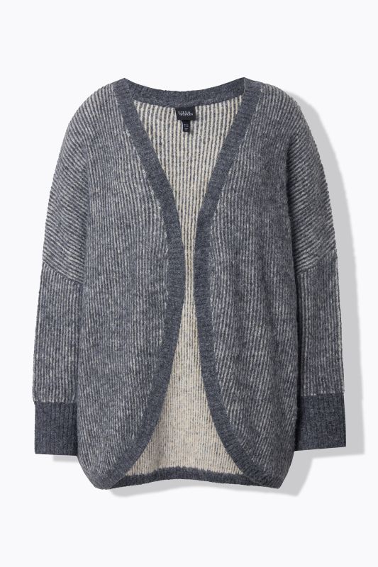 Egg Shaped Wool Blend Cardigan