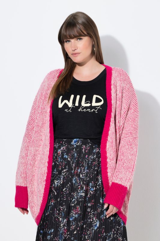 Egg Shaped Wool Blend Cardigan