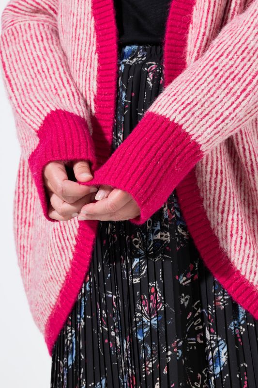 Egg Shaped Wool Blend Cardigan