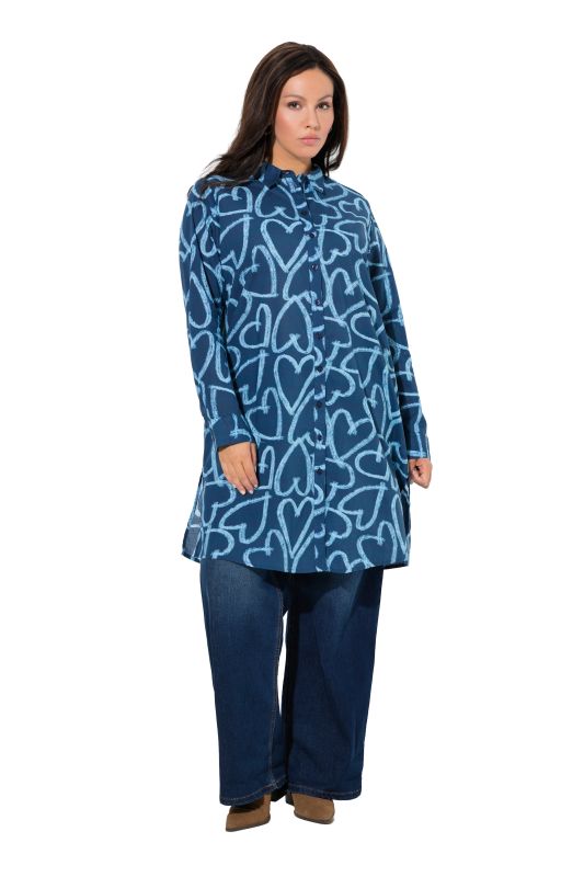 Heart Print Tunic Dress