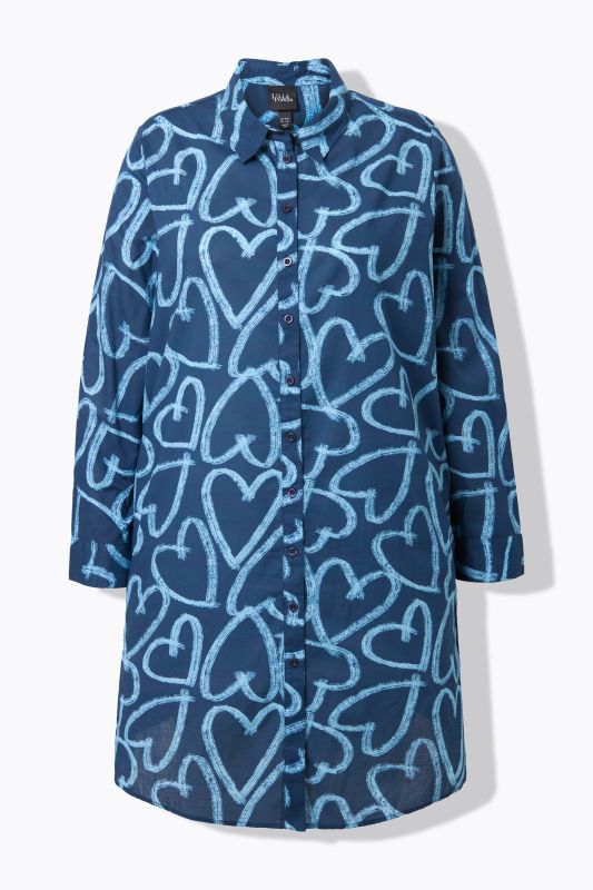 Heart Print Tunic Dress