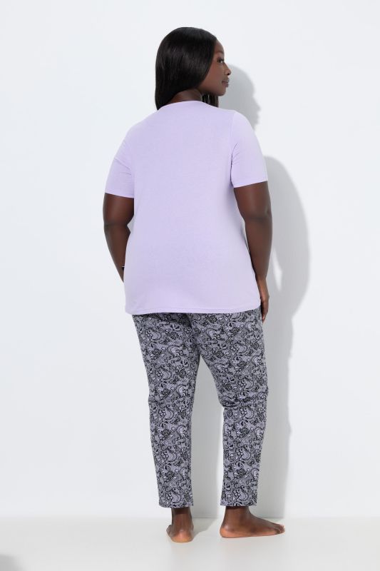 Пижама с парижански принт