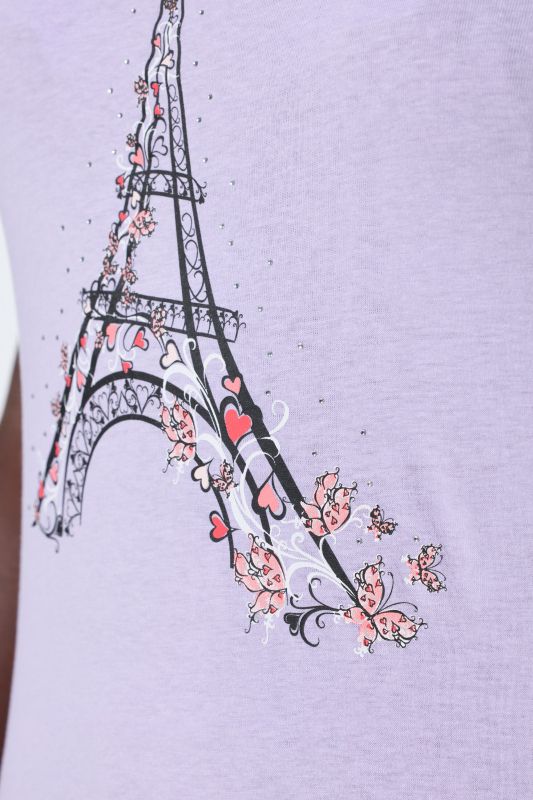 Пижама с парижански принт